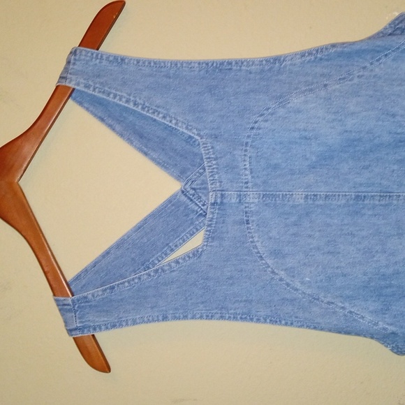 Vintage Denim Maxi Dress - USA Made - Picture 4 of 10